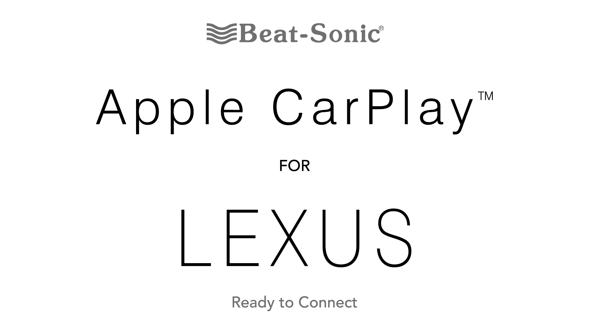 Lexusへ「CarPlay」搭載可能とする新システム「OEM Connected(仮)」開発開始のご案内