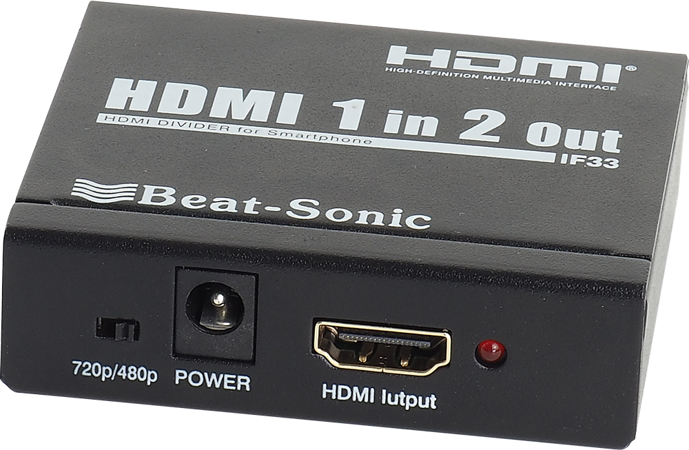 スマホ用 HDMI 分配器「IF33」を発売