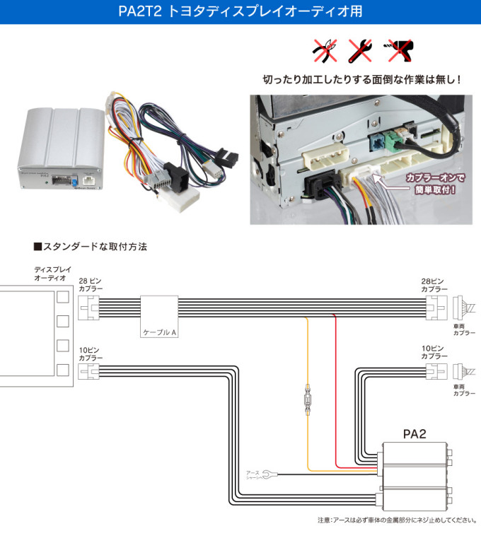 ディスプレイオーディオがグレードアップ ～マイクロパワーアンプ